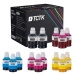 TCTK Inkoustové náplně GI-50PGBK sada 2 ks černá kompatibilní s Canon PIXMA G 5045 5050 5055 6045 6050 6055 7045 7050 7055, PIXMA GM 2050 4040 4050, nahrazuje 3386C001