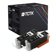 TCTK Inkoustové náplně PGI-550XL sada 2 ks černá kompatibilní s Canon PIXMA IP 7200 7240 7250 8700 8720 8750, PIXMA IX 6800 6850, PIXMA MG 5400 5450 5500 5550 5600 5650 5655 6300, nahrazuje 6443B001