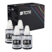 TCTK Inkoustové náplně GI-790BK sada 4 ks černá kompatibilní s Canon PIXMA G1000 G1010 G2000 G2002 G2010 G3000 G3010 G4000 G4010