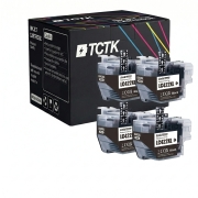 TCTK Inkoustové náplně LC-422XL sada 4 ks černá kompatibilní s Brother MFC-J 5340 DW, MFC-J 5340 DWE Ecopro, MFC-J 5345 DW, MFC-J 5740 DW, MFC-J 6540 DW DWE, MFC-J 6590 DW, nahrazuje LC422XLBK