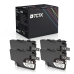 TCTK Inkoustové náplně LC-424 sada 4 ks černá kompatibilní s Brother DCP-J 1200, pro DCP-J 1200 DW W WE, pro DCP-J 1200 WE ecopro, nahrazuje LC424BK