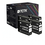TCTK Inkoustové náplně PGI-2500XL sada 4 ks černá kompatibilní s Canon MAXIFY iB 4000 4050 4100 4150, MAXIFY MB 5000 5050 5100 5150 5155 5300 5350 5400 5450 5455, nahrazuje 9254B001