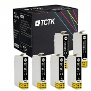 TCTK Inkoustové náplně 891 sada 4 ks černá kompatibilní s Epson Office B40W BX300F BX300FW BX310FN, Stylus BX600FW BX610FW D120 D78 D92 DX4000 DX4050 DX4400 DX4450 DX5000 DX5050 DX6000 DX6050 DX7000F