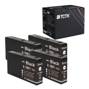 TCTK Inkoustové náplně T7891XXL sada 4 ks černá kompatibilní s Epson WorkForce Pro WF-5100, WorkForce Pro WF-5110 DW, WorkForce Pro WF-5190 DW, WorkForce Pro WF-5600, nahrazuje C13T789140