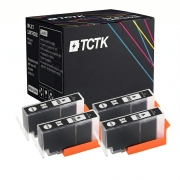 TCTK Inkoustové náplně 655 sada 4 ks černá kompatibilní s HP Deskjet Ink Advantage 3525, Deskjet Ink Advantage 3525E All-in-One, Deskjet Ink Advantage 4615 4625, nahrazuje CZ109AE