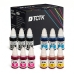 TCTK Inkoustové náplně GI-490BK GI-490C GI-490M GI-490Y sada 12 ks CMYK (po 3 ks) kompatibilní s Canon PIXMA G1400 G1410 G1411 G2400 G2410 G2411 G3400 G3410 G3411 G4400 G4410 G4411
