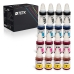 TCTK Inkoustové náplně GI-490BK GI-490C GI-490M GI-490Y sada 16 ks CMYK (po 4 ks) kompatibilní s Canon PIXMA G1400 G1410 G1411 G2400 G2410 G2411 G3400 G3410 G3411 G4400 G4410 G4411