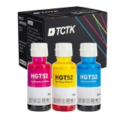 TCTK Inkoustové náplně 100ml GT52C GT52M GT52Y sada 3 ks CMY kompatibilní s HP DeskJet GT 5810 5820 5822, Ink Tank 115 118 310 311 315 318 319 410 411 412 415 416 418 419, Smart Tank 500 502 508 511