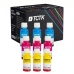 TCTK Inkoustové náplně 100ml GT52C GT52M GT52Y sada 9 ks CMY (po 3 ks) kompatibilní s HP DeskJet GT 5810 5820 5822, Ink Tank 115 118 310 311 315 318 319 410 411 412 415 416 418 419, Smart Tank 500 502