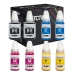 TCTK Inkoustové náplně 135ml GI-490C GI-490M GI-490Y sada 8 ks CMYK (po 2 ks) kompatibilní s Canon PIXMA G1400 G1410 G1411 G2400 G2410 G2411 G3400 G3410 G3411 G4400 G4410 G4411