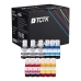 TCTK Inkoustové náplně GI-51PGBK GI-51C GI-51M GI-51Y sada 12 ks CMYK (po 3 ks) kompatibilní s Canon PIXMA G 1520 1530 1560 2520 2560 2570 3520 3560 3570 3571 3572 3590 4570, nahrazuje 4529C001