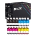 TCTK Inkoustové náplně 32XL 31 C 31 M 31 Y sada 16 ks CMYK (po 4 ks) kompatibilní s HP Smart Tank 502 510 5100 5105 5106 5107 5108 513 514 517 532 533 534 536 539 6000 6001 6002, nahrazuje 1VV24AA