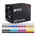 TCTK Inkoustové náplně 104 104 104 104 sada 12 ks CMYK (po 3 ks) kompatibilní s Epson EcoTank ET-14100 ET-1810 ET-2400 ET-2700 ET-2710 ET-2711 ET-2712 ET-2714 ET-2715 ET-2720, nahrazuje C13T00P140