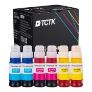 TCTK Inkoust GI-50C GI-50M GI-50Y sada 6 ks 2xCMY kompatibilní s Canon PIXMA G 5045 5050 5055 6045 6050 6055 7045 7050 7055, nahrazuje 3403C001