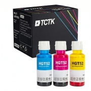 TCTK Inkoustové náplně 70ml GT52M GT52Y sada 3 ks CMY kompatibilní s HP DeskJet GT 5810 5820 5822, Ink Tank 115 118 310 311 315 318 319 410 411 412 415 416 418 419, Smart Tank 500 502 508 511 514 515