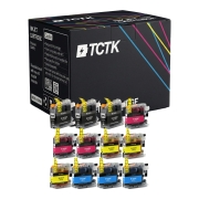 TCTK inkoustové kazety LC223BK LC223M LC223Y LC223C 12ks CMYK kompatibilní s Brother DCP-J4120DW DCP-J562DW MFC-J1140W, nahrazuje LC223BK LC223M LC223Y LC223C