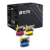 TCTK inkoustové cartridge LC225XL sada 3 ks CMY kompatibilní s Brother DCP-J 4120 DW MFC-J 4420 DW 4620 DW 5620 DW 5720 DW, náhrada za LC225XL