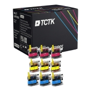 TCTK inkoustové kazety LC225XL, balení 9 ks CMY, kompatibilní s Brother DCP-J 4120 DW, MFC-J 4420 DW 4620 DW 5620 DW 5720 DW, nahrazuje LC225XL
