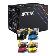 TCTK inkoustové kazety LC-22E 4 ks CMYK kompatibilní s Brother MFC-J 5920 DW, nahrazuje LC22EBK