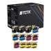 TCTK Inkoustové náplně LC-22E LC-22E LC-22E LC-22E sada 12 ks CMYK (po 3 ks) kompatibilní s Brother MFC-J 5920 DW, nahrazuje LC22EBK