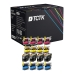 TCTK Inkoustové náplně B-LC22U LC22U LC22U LC22U sada 16 ks CMYK (po 4 ks) kompatibilní s Brother DCP-J 785 DW, pro MFC-J 985 DW