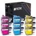 TCTK inkoustové kazety LC3211C LC3211M LC3211Y balení 9 ks CMY kompatibilní s Brother DCP-J572DW DCP-J772DW DCP-J774DW MFC-J491DW MFC-J497DW, náhrada za LC3211C LC3211M LC3211Y