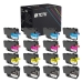TCTK Inkoustové náplně LC-3237 LC-3239XL LC-3239XL LC-3239XL sada 16 ks CMYK (po 4 ks) kompatibilní s Brother HL-J 6000 DW, HL-J 6100 DW, MFC-J 5945 DW, MFC-J 6945 DW, nahrazuje LC3237BK