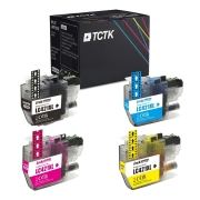 TCTK inkoustové kazety LC-421XL 4pack CMYK kompatibilní s Brother DCP-J1050DW DCP-J1140DW DCP-J1800DW MFC-J1010DW, nahrazuje LC421XLBK