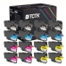 TCTK Inkoustové náplně LC426BK LC426XLC LC426XLM LC426XLY sada 16 ks CMYK (po 4 ks) kompatibilní s Brother MFC-J 4335 DW, pro MFC-J 4340 DW, pro MFC-J 4340 DWE Ecopro, pro MFC-J 4535 DW