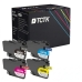 TCTK Inkoustové náplně LC-427 LC-427XL LC-427XL LC-427XL sada 4 ks CMYK kompatibilní s Brother HL-J 6010 DW, MFC-J 5955 DW, MFC-J 6950, MFC-J 6955 DW, MFC-J 6957 DW DWT, nahrazuje LC427BK