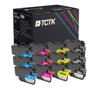 TCTK inkoustové kazety LC-427 LC-427XL 12 ks CMYK kompatibilní s Brother HL-J 6010 DW MFC-J 5955 DW MFC-J 6950 6955 DW 6957 DW 6959 DW, nahrazuje LC427BK