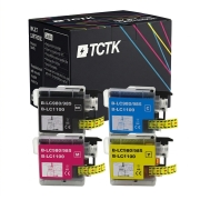 TCTK inkoustové cartridge LC-1100XL 4pack CMYK kompatibilní s Brother DCP-145 C DCP-163 C DCP-J 125 MFC-J 220, nahrazuje LC1100XLBK