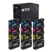 TCTK Inkoustové náplně PGI-1500XL PGI-1500XL PGI-1500XL PGI-1500XL sada 12 ks CMYK (po 3 ks) kompatibilní s Canon MAXIFY MB 2000 2050 2100 2150 2155 2300 2350 2700 2750 2755, nahrazuje 9182B001