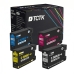 TCTK Inkoustové náplně PGI-1500XLBK PGI-1500XL PGI-1500XL PGI-1500XL sada 4 ks CMYK kompatibilní s Canon MAXIFY MB 2000 2050 2100 2150 2155 2300 2350 2700 2750 2755, nahrazuje 9182B001