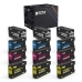 TCTK Inkoustové náplně PGI-1500XLBK PGI-1500XL PGI-1500XL PGI-1500XL sada 12 ks CMYK (po 3 ks) kompatibilní s Canon MAXIFY MB 2000 2050 2100 2150 2155 2300 2350 2700 2750 2755, nahrazuje 9182B001
