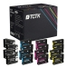 TCTK Inkoustové náplně PGI-2500XL PGI-2500XL PGI-2500XL PGI-2500XL sada 16 ks CMYK (po 4 ks) kompatibilní s Canon MAXIFY iB 4000 4050 4100 4150, pro MAXIFY MB 5000 5050 5100 5150, nahrazuje 9254B001