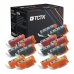 TCTK Inkoustové náplně PGI-9C PGI-9M PGI-9PBK PGI-9Y sada 8 ks 2x azurová 2x purpurová 2x žlutá 2x Photo Black kompatibilní s Canon PIXMA IX 7000, PIXMA MX 7600, PIXMA Pro 9500, nahrazuje 1035B001