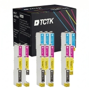 TCTK Inkoustové náplně 891 892 E-0713 894 sada 12 ks CMYK (po 3 ks) kompatibilní s Epson Office B40W BX300F BX300FW BX310FN, Stylus BX600FW BX610FW D120 D78 D92 DX4000 DX4050 DX4400 DX4450 DX5000