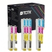 TCTK Inkoustové náplně 891 892 E-0713 894 sada 12 ks CMYK (po 3 ks) kompatibilní s Epson Office B40W BX300F BX300FW BX310FN, pro Stylus BX600FW BX610FW D120 D78 D92 DX4000 DX4050 DX4400 DX4450 DX5000