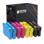 TCTK inkoust 16XL 8bal CMYK kompatibilní s Epson WorkForce WF-2010 W WF-2110 W WF-2500 WF-2510 WF-2520 NF WF-2530 WF-2540 WF-2630 WF-2650 DWF WF-2660 DWF WF-2750 DWF WF-2760 DWF, nahrazuje C13T16314012