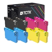 TCTK Inkoustové cartridge 18XL 8pack CMYK kompatibilní s Epson Expression Home XP-100 XP-102 XP-200 XP-202 XP-205 XP-210 XP-212 XP-215 XP-225, nahrazuje C13T18114012