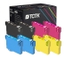 TCTK Inkoustové náplně 18XL 18XL 18XL 18XL sada 8 ks CMYK (po 2 ks) kompatibilní s Epson Expression Home XP-100 XP-102 XP-200 XP-202 XP-205 XP-210 XP-212 XP-215 XP-225 XP-30, nahrazuje C13T18114012