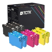 TCTK inkoustové kazety 18XL 12ks CMYK kompatibilní s Epson Expression Home XP-100 XP-102 XP-200 XP-202 XP-205 XP-210 XP-212 XP-215 XP-225, nahrazuje C13T18114012