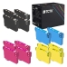 TCTK Inkoustové náplně 18XL 18XL 18XL 18XL sada 16 ks CMYK (po 4 ks) kompatibilní s Epson Expression Home XP-100 XP-102 XP-200 XP-202 XP-205 XP-210 XP-212 XP-215 XP-225 XP-30, nahrazuje C13T18114012