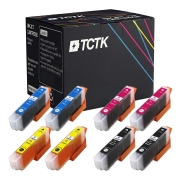 TCTK inkoustové kazety 26XL 8 balení CMYK kompatibilní s Epson Expression Premium XP-510 XP-520 XP-600 XP-605 XP-610 XP-615 XP-620 XP-625 XP-700 XP-710 XP-720 XP-800 XP-810 XP-820, nahrazuje C13T26314012