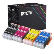 TCTK inkoustové kazety 26XL 12-pack CMYK kompatibilní s Epson Expression Premium XP-510 XP-520 XP-600 XP-605 XP-610 XP-615 XP-620 XP-625 XP-700 XP-710 XP-720 XP-800 XP-810 XP-820, nahrazuje C13T26314012