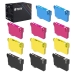 TCTK Inkoustové náplně 29XL 29XL 29XL 29XL sada 12 ks CMYK (po 3 ks) kompatibilní s Epson Expression Home XP-235 XP-240 XP-245 XP-247 XP-250 XP-255 XP-257 XP-330 XP-332, nahrazuje T2991 C13T29914012