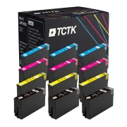 TCTK inkoustové kazety 35XL 12-pack CMYK kompatibilní s Epson WorkForce Pro WF-4720 WF-4720 DWF WF-4725 DWF WF-4730 DTWF WF-4735 DTWF WF-4740 DTWF, nahrazuje C13T35914010