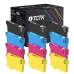 TCTK Inkoustové náplně 502XL 502XL 502XL 502XL sada 12 ks CMYK (po 3 ks) kompatibilní s Epson Expression Home XP-5100 XP-5105 XP-5115 XP-5150 XP-5155, WorkForce WF-2860 DWF, nahrazuje C13T02W14010