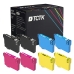 TCTK Inkoustové náplně 604XL 604XL 604XL 604XL sada 8 ks CMYK (po 2 ks) kompatibilní s Epson Expression Home XP-2200 XP-2205 XP-3200 XP-3205, pro Expression Home XP-3205 E, nahrazuje C13T10H14010